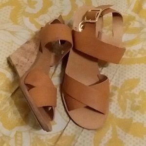 Huaraches de plataforma de madera 10cm de altos